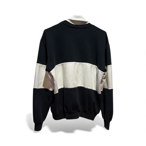 Vintage Tri City Americans Turtle Neck Long Sleeve Sweater Hockey Sz Large 90's - Picture 3 of 6